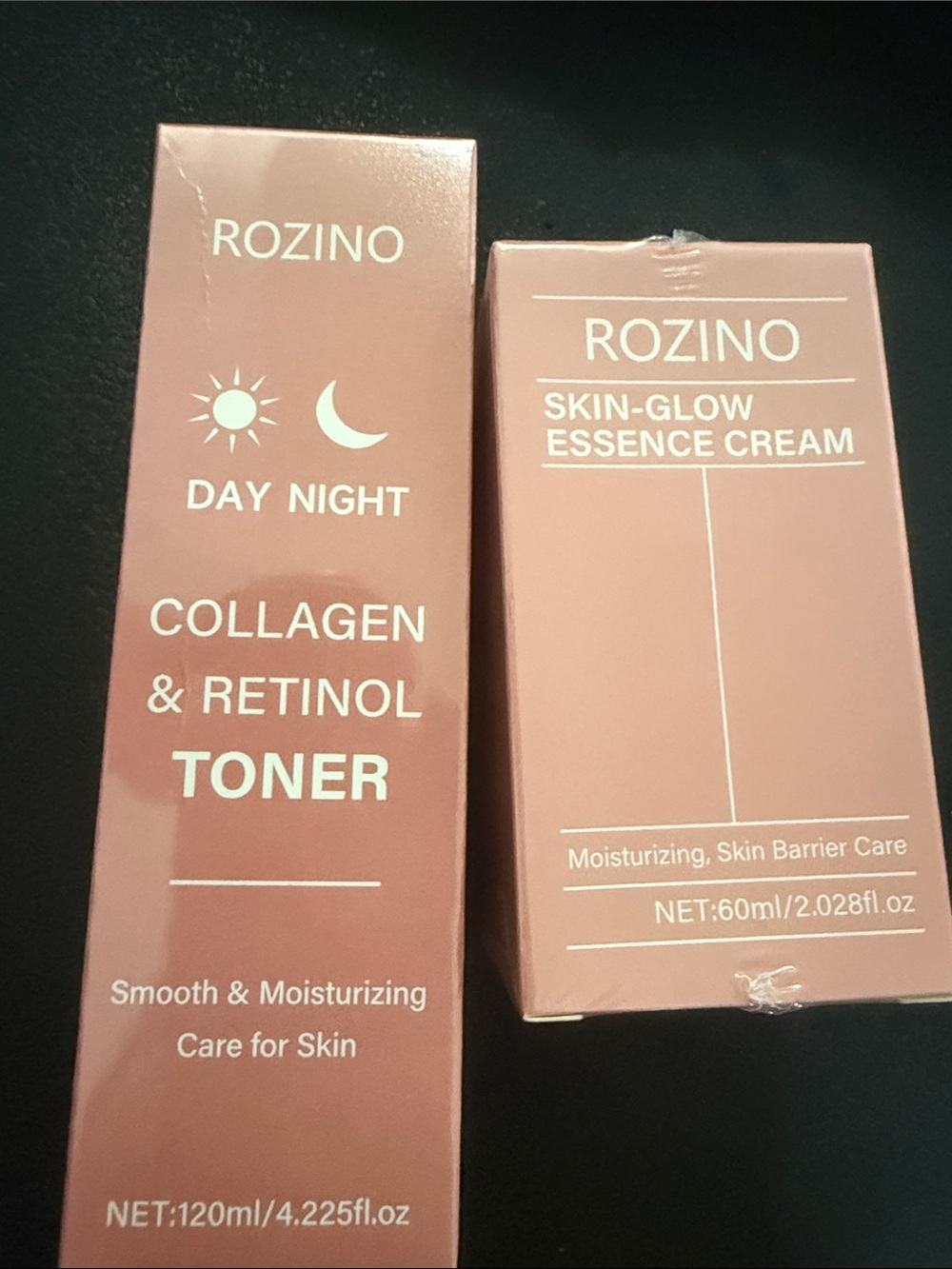 Rozino Pink Collagen & Retinol Toner - Hydrating Day & Night Toner